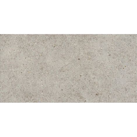Carrelage effet Pierre Calcaire Gris Galet 60x30x0,9 cm Mat Domella - Sol et mur intérieur (vendu par carton de 1,26 m²) - RO'MA CARRELAGE