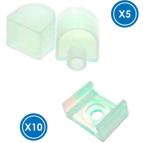 IluminaShop - Pack Tapones y Grapas para Funda de Silicona Door