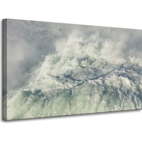 Leinwanddruck „Natur: Tosender Wasserfall“, 100 x 60 cm