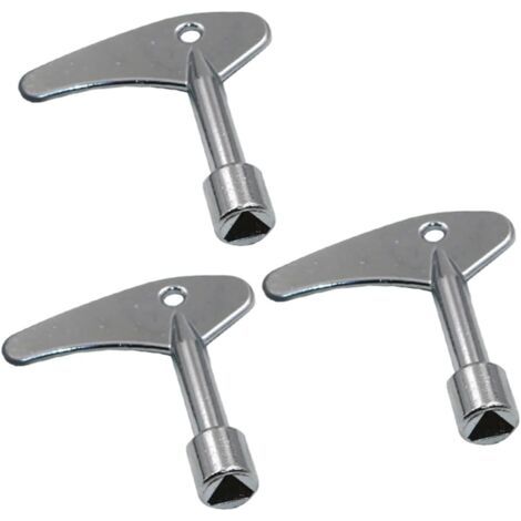 3pièces Triangle Key Outil De Démontage Pour Compteur Eau Et Clé Ascenseur Et (1/4)