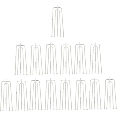 pack 150 pièces rideau draperie pincement pli crochet cintre bricolage rideau de fenêtre (1/5)
