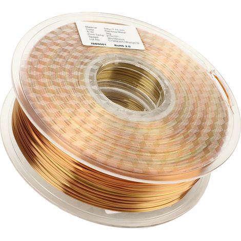3D-Druckerfilament Seiden-Regenbogen-Farbverlauf 1,75 mm 3D-Druck-Verbrauchsmaterial Sauber gewickeltes PLA-Filament (1/5)