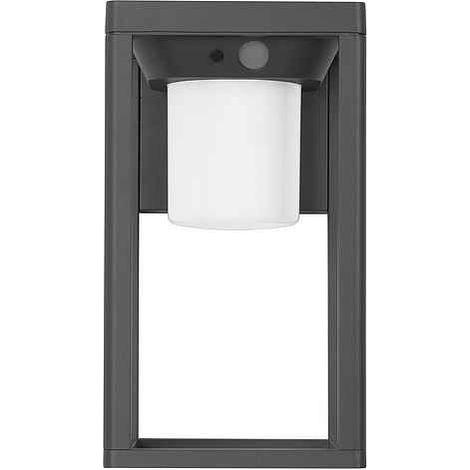 Bow - Aplique Solar Exterior LED 3W. Aplique de Pared con Placa Solar para Jardín  Terraza. Blanco Cálido 3000K. Colo (1/5)