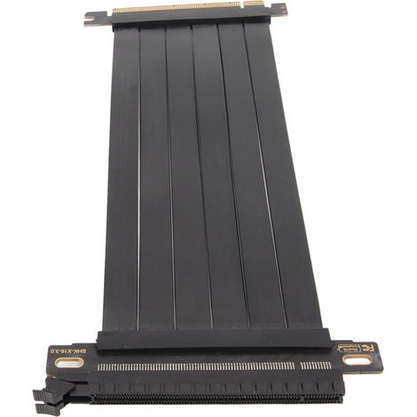 Câble d'extension PCIe 3.0 X16 flexible 20cm pour carte graphique, blindage renforcé à 180° (1/5)
