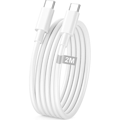 Cable USB C 2M, 60W Cable Phone 17 16 15 Cable Chargeur USB C cable USB-C (1/5)