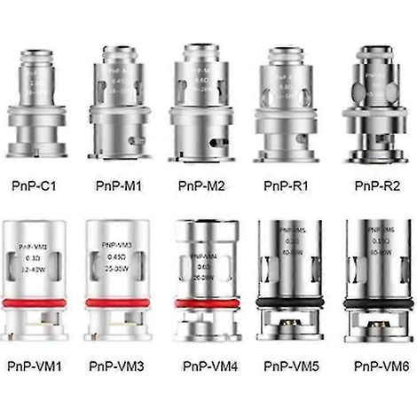 5 résistances de la série PNP, compatibles avec le Drag S Plus H80s E60 Vinci X Argus Air MTL PNP-X Pod Tank TM2 0,8 ohms (1/5)
