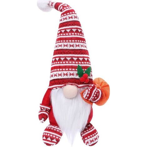 1pc Noel Grand, Décoration de Noël, 41cm Peluche Elfe pour Decoration Noel Maison Table Cuisine, Cadeau de Noël (1/4)
