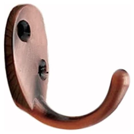 Porte-manteau mural en alliage de zinc 2024, 29,5 mm, pour serviettes, vêtements, salle de bain, cuisine, rouge bronze, 1 pièce (1/5)