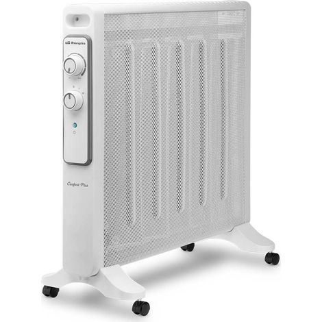 Radiador de mica Orbegozo RMN 2230, termostato de temperatura ambiente regulable, 2 potencias de calor, 2200 W (1/4)