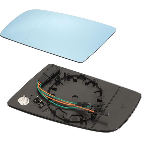 2 x Heated Side Mirrors for E60 E61 E63 E64 Exterior Mirror 51167251649 with Mounting Bracket and Connection Cable Plug (1/5)