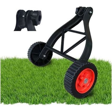 pair Aiperq Roues de support ajustables pour coupe-bordures Réduction de fatigue Compatibles avec tubes de 0,98 à 1,2 pouces Installation facile (1/4)