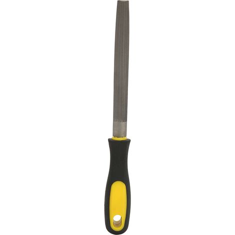Lime métallique antidérapante et confortable à denture moyenne, double grain, demi-ronde, en acier au carbone T12 (1/5)