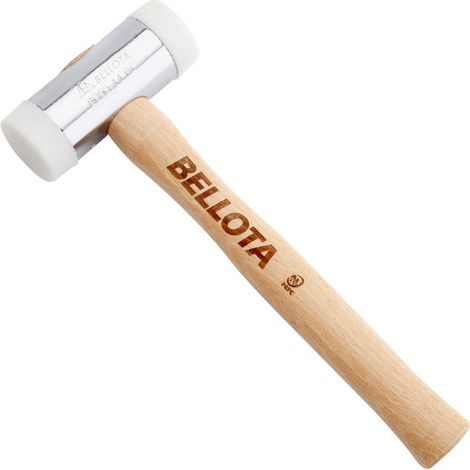 Bellota Martello manico legno di faggio con bocche di nylon sostituibili 44mm (1/4)