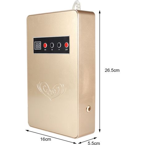 Generador de ozono – Ozonizador ABS de 600 mg/h – Dispositivo para la purificación del aire y la desinfección de alimentos (1/5)