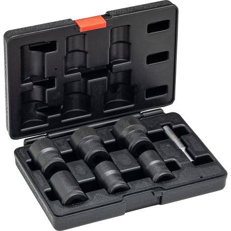 Vigor Schraubenausdreher-Satz spiralgenutet 1/2" mit Austreiber 7-teilig 21-32mm im (1/5)