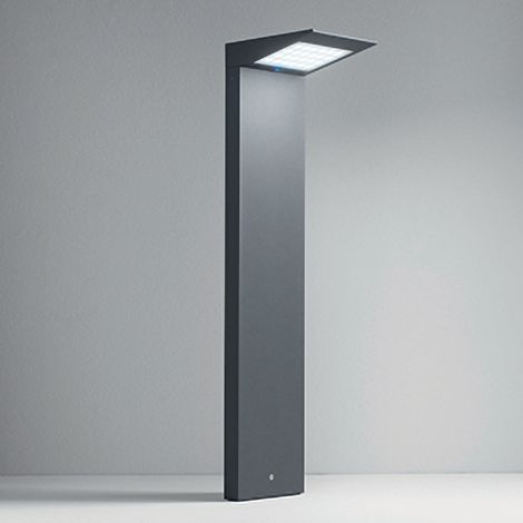 Paletto da terra Solar a led da 2,2w a batteria con fotovoltaico IP54 grigio scuro (1/3)