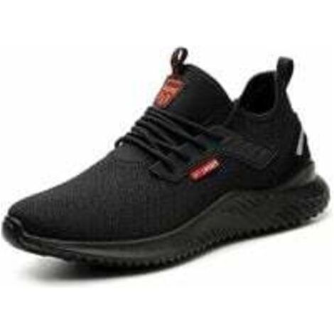 royaluxe-Chaussures de Securité Légère Chaussure de Chantier Protection Embout en Acier Respirantes Antidérapantes Baskets de Sécurité Chaussures de Travail Homme Femme Unisexe 41 Eu (1/5)