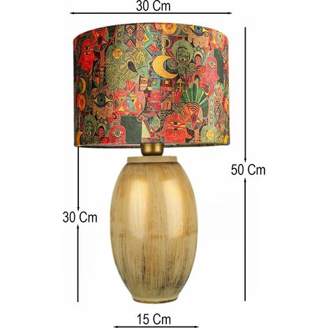 Lámpara de mesa, lámpara de noche, lámpara de salón. Lamp 1 x E 27 Max 40 W (1/3)