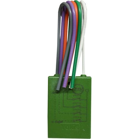 Yokis – Émetteur radio encastrable multifonction 4 canaux – Télécommande pour volets et éclairage – Portée 250m – E4BPP (1/6)