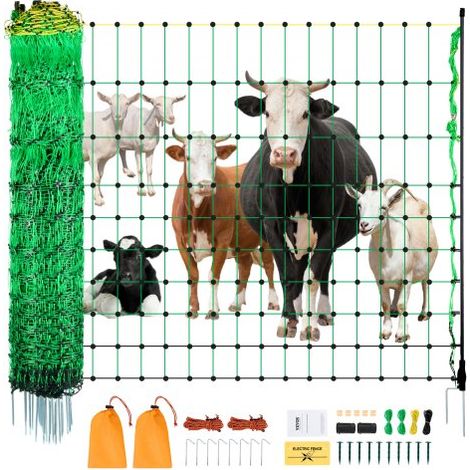 Kit Rete per Recinzione Elettrica 1,06x49,98 m Recinzione in PE (1/5)