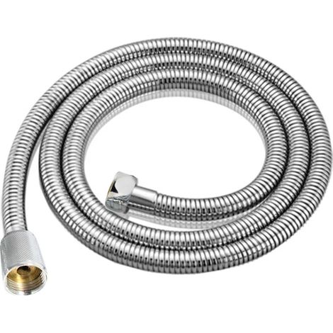 Tuyau de douche flexible en acier inoxydable (2 m), rallonge pour douche de salle de bain