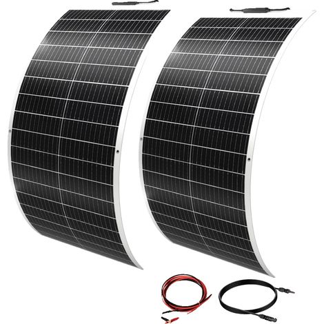 Kit de inicio para paneles solares, 180 W de potencia, incluye un controlador de carga, kit de panel solar de 180 W (1/2)