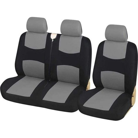 2+1 Coprisedili universali per auto, furgoni e autobus, grigi