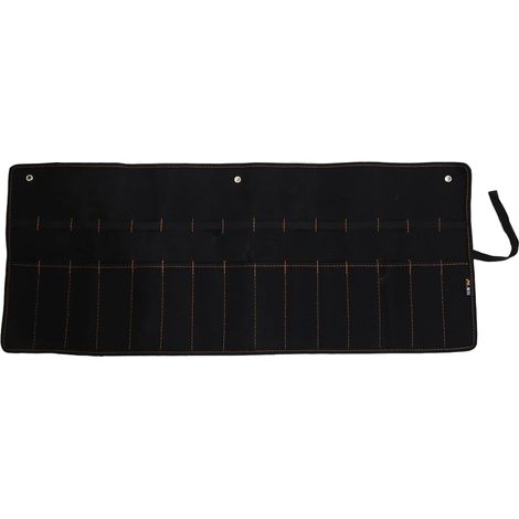 Sac à Suspendre pour Burin, Pochette en Toile, Porte-Rouleau D'Outils, Pochette pour Clé, 15 Poches pour Couteaux, Marteaux, Gouges, Charpentier (1/5)