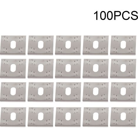 Lot de 100 rondelles conductrices inox PV pour mise à la terre, protection contre la foudre (1/5)