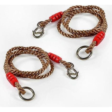 Filiyano-Sangles de hamac réglables de 1,8 m de long, cordes de balançoire robustes pour chaises suspendues d'extérieur (1/5)