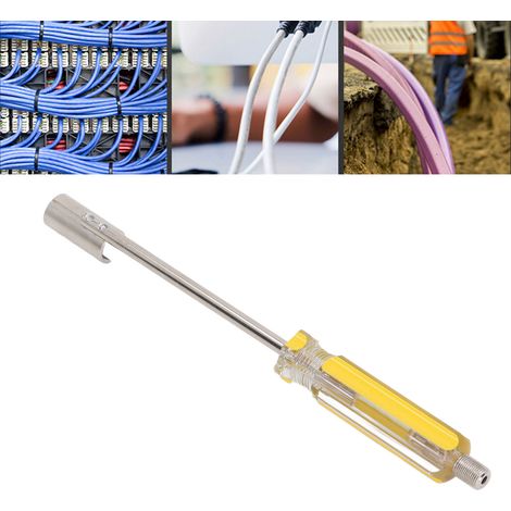 Outil coaxial pour installation assistée, outil à tête F, outil réseau, extracteur BNC Q9, tournevis (1/5)