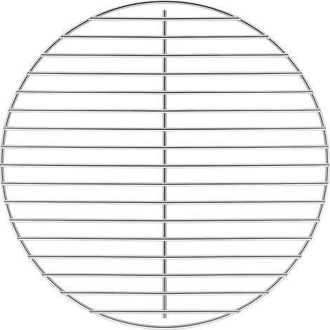 Grille à charbon de 34 cm de diamètre (pas de grille), remplacement pour barbecue au charbon de bois Weber 47 cm, One-Touch, Bar-B-Kettle, Smokey Mountain Cooker, compatible avec Weber 7440 (1/5)