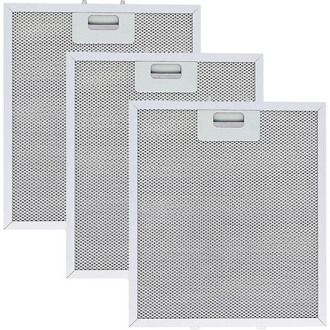 Dreiteiliges Dunstabzugshaubenfilter-Set, 10,5 x 12 Zoll, passend für Whirlpool/Lenn Air W10169961A, Aluminium-Dunstabzugshaubenfilter. (1/4)