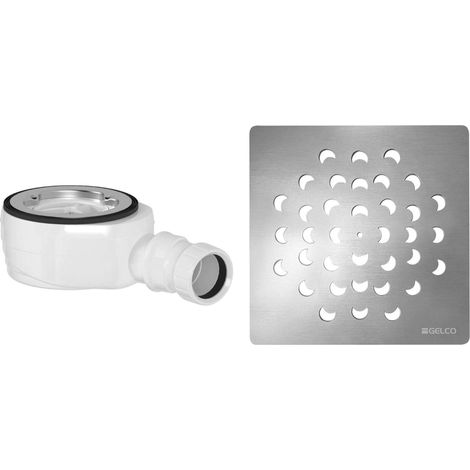Gelco - Sistema di scarico per piatti doccia, cromo KSM104CH-SN90 (1/4)