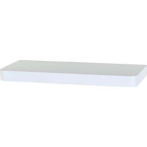 Trent Narrow Floating Shelf Kit - 500 x 145 x 38 mm - Matt White