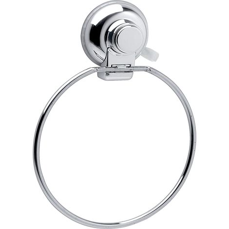 GEDY Hot Porta Salviette Ad Anello Filo Cromato Con Ventosa (1/4)