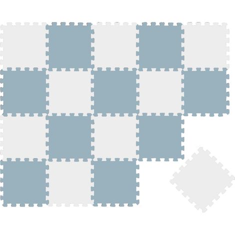 18 Pièces Tapis de Sol Bébé - 30x30 Dalles en Mousse EVA - Carrés Puzzle Enfant (1/5)