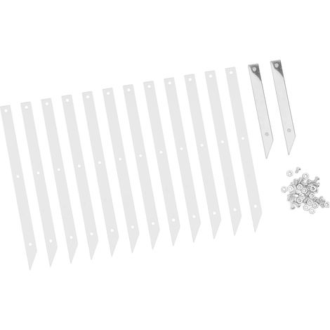 Repère de centre 7 points acier inoxydable diviseur espacement égal pour menuiserie soudure kit 1 outil 19 vis 19 écrous (1/5)