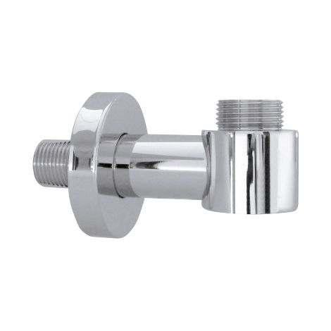 PRESA ACQUA INCASSO TONDA IN OTTONE CROMATO Cromo (1/2)