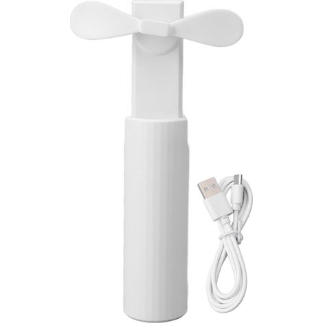 Ventilateur de poche rechargeable USB, portable et silencieux - Idéal pour les voyages et le quotidien (1/5)