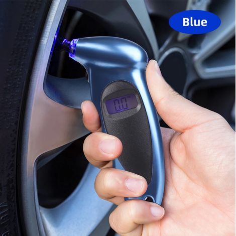 Manomètre de pression des pneus Sikeo 0-150 PSI, rétroéclairage, haute précision, numérique, pour la surveillance de la pression des pneus de voiture