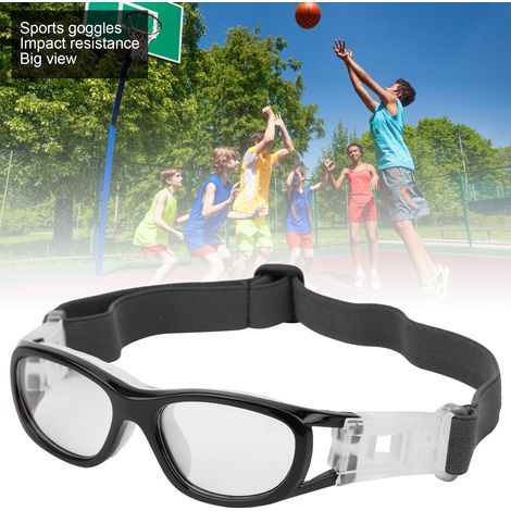 Verstellbare Sportbrille für Kinder und Jugendliche, für Fußball, Radfahren, Basketball, schwarzes Accessoire (1/5)