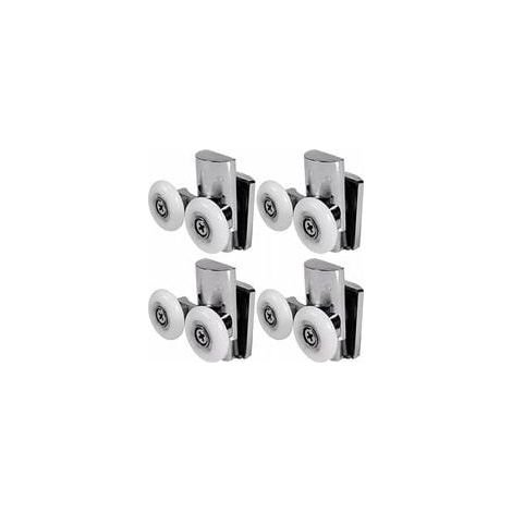 Shower Door Rollers, 23 mm Shower Door Wheels for Top or Bottom Installation (1/5)