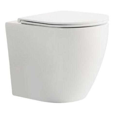 WC Azzurra Lilac Filomuro Vortice Senza Brida 55x36 bianco (1/2)