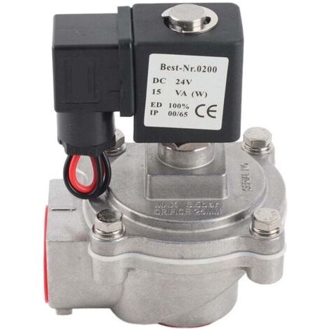 Válvula electromagnética de pulso de ángulo recto, electroválvula de pulso, a prueba de polvo, DN20 DN25 CA 220 V CC 24 V, DMF-Z-25 DMF-Z-20 (24 V, DMF-Z-20)
