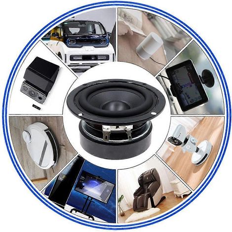 Pavillon acoustique à large bande de 3 pouces, 4 ohms, 15 W, subwoofer, amplificateurs domestiques (1/4)