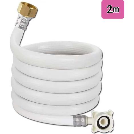 Tuyau d'arrivée d'eau universel pour lave-linge entièrement automatique, rallonge(2m) (1/4)