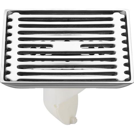 Siphon de Sol en Acier Inoxydable, Siphon de Sol pour Machine à Laver Anti-Clog de Déodorant de Salle de Bain,plastique, rangée latérale