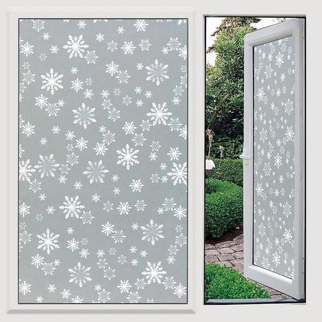 45x300cm Film Lectrostatique Fentre Film De Vitre Autocollant Bon Intimit Protection Film Auto-adhsif Anti Regard Sticker Anti-uv Film Dcoratif Po (1/5)