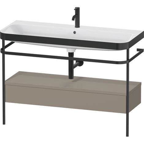 Duravit Happy D.2 Plus c-bonded Set avec console métallique et